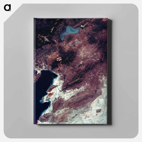 アートパネル-Aerial View of Salt Lake City
 - 上空からの地球 Canvas.