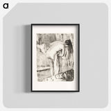 After the Bath II - エドガー ドガ Poster.