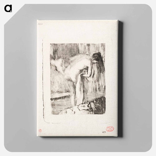 After the Bath II - エドガー ドガ Canvas.