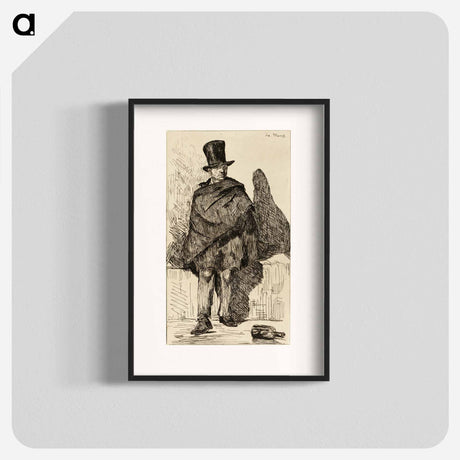 アートポスター-The Absinthe Drinker - エドゥアール マネ Poster.