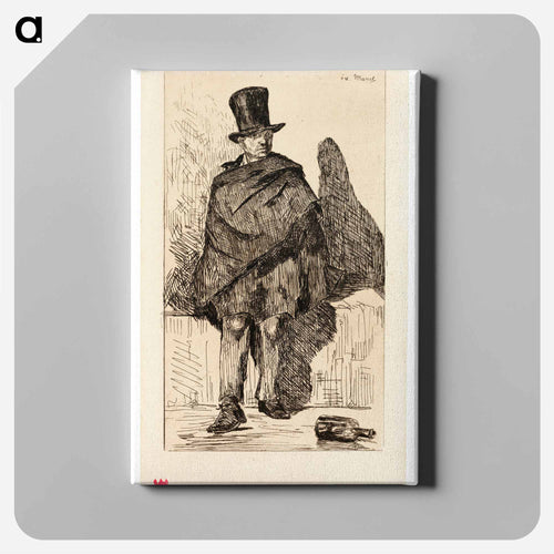 The Absinthe Drinker - Edouard Manet Canvas.