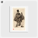アートポストカード-The Absinthe Drinker - エドゥアール マネ Postcard.