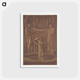 アートポストカード-Bath of Venus - エドワード バーン ジョーンズ Postcard.