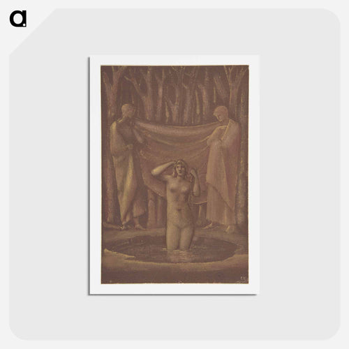 Bath of Venus - エドワード バーン ジョーンズ Postcard.