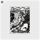 アートポストカード-Dune Landscape with a Curving Bay - エルンスト ルートヴィヒ キルヒナー Postcard.