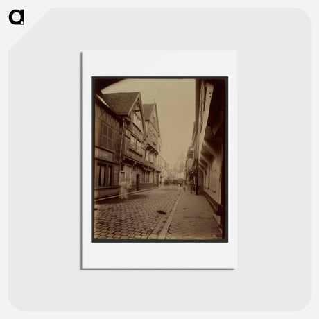 アートポストカード-Beauvais, Impasse de la Manufacture
 - ウジェーヌ アジェ Postcard.