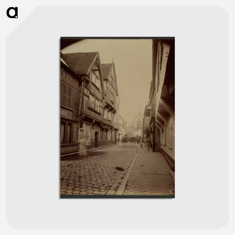 アートポストカード-Beauvais, Impasse de la Manufacture
 - ウジェーヌ アジェ Postcard.