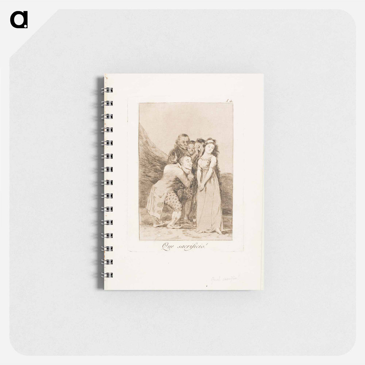 What a Sacrifice! - Francisco de Goya Memo.