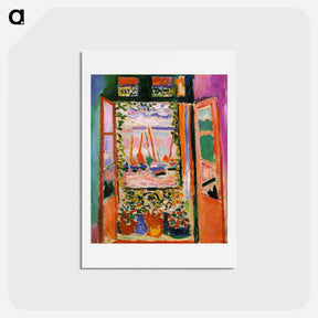 アートポストカード-Open Window, Collioure - アンリ マティス Postcard.