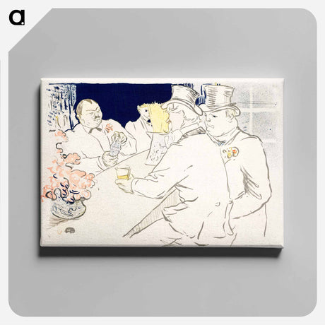 アートパネル-The Irish and American Bar, Rue Royale - アンリ ド トゥールーズ ロートレック Canvas.
