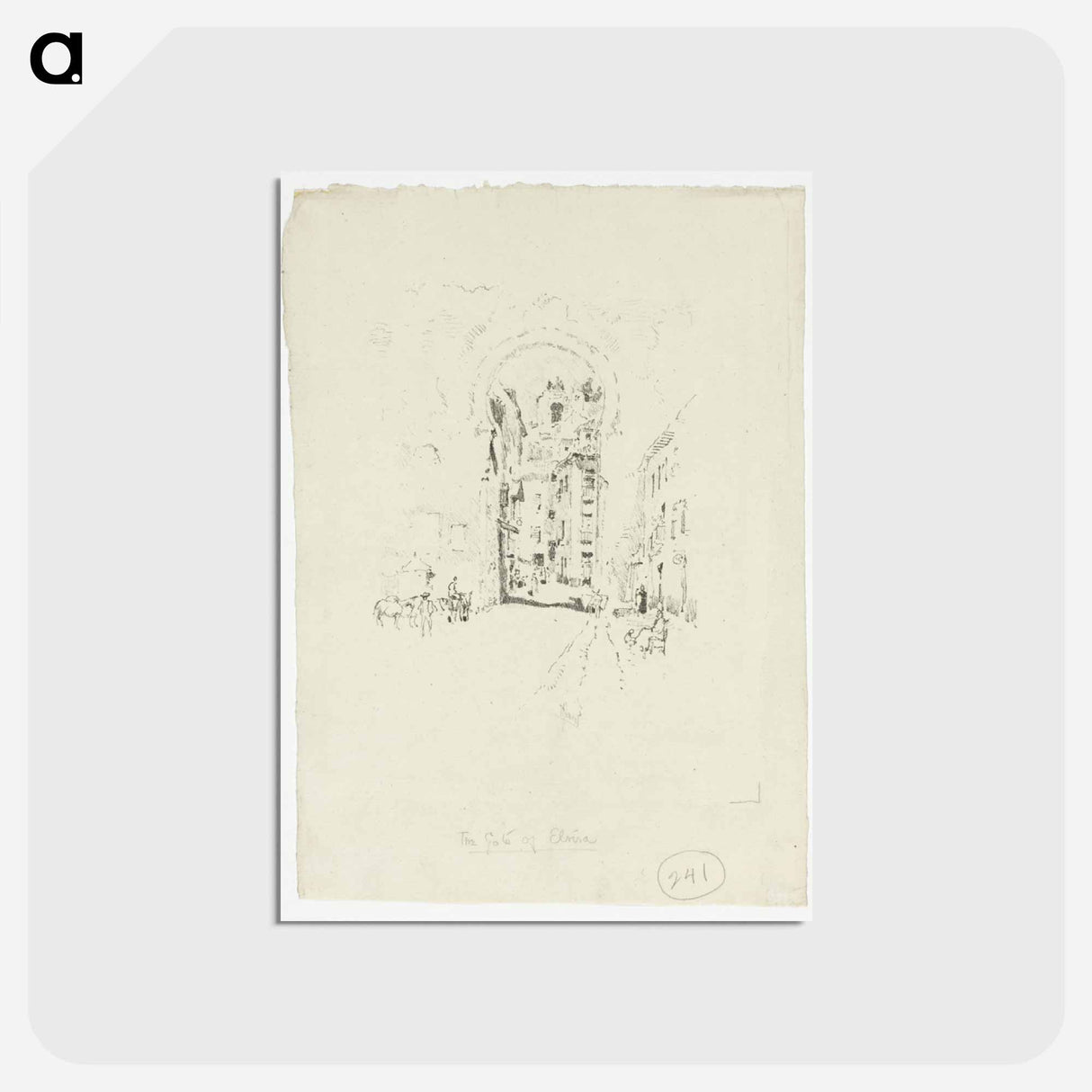 Gate of Elvira, Granada
 - ジョセフ ペネル Postcard.