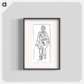 アートポスター-Man. Illogical figures of men and women - カジミール マレーヴィチ Poster.