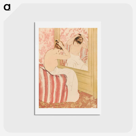アートポストカード-The Coiffure - メアリー カサット Postcard.