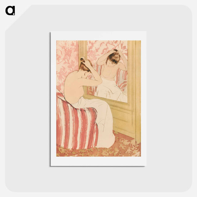 アートポストカード-The Coiffure - メアリー カサット Postcard.