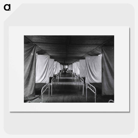アートポスター-Camp Hospital No. 11, St. Nazaire: Contagious Ward
 - 国立医学図書館 Poster.