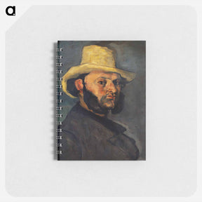 アートメモ帳-Gustave Boyer in a Straw Hat - ポール セザンヌ Memo.