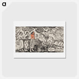 アートポストカード-Change of Residence - ポール ゴーギャン Postcard.