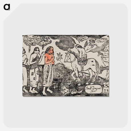 アートポストカード-Change of Residence - ポール ゴーギャン Postcard.