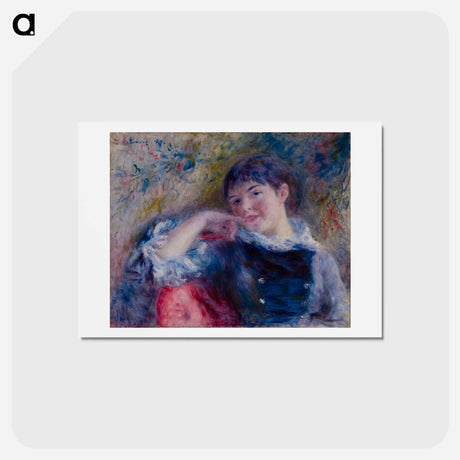 アートポストカード-The Dreamer - ピエール オーギュスト ルノワール Postcard.