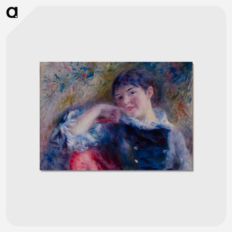 アートポストカード-The Dreamer - ピエール オーギュスト ルノワール Postcard.