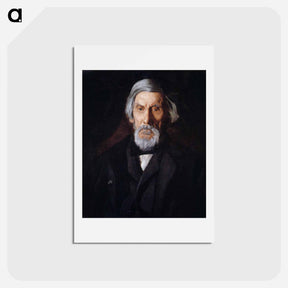 アートポストカード-Portrait of William H. MacDowell - トーマス エイキンズ Postcard.