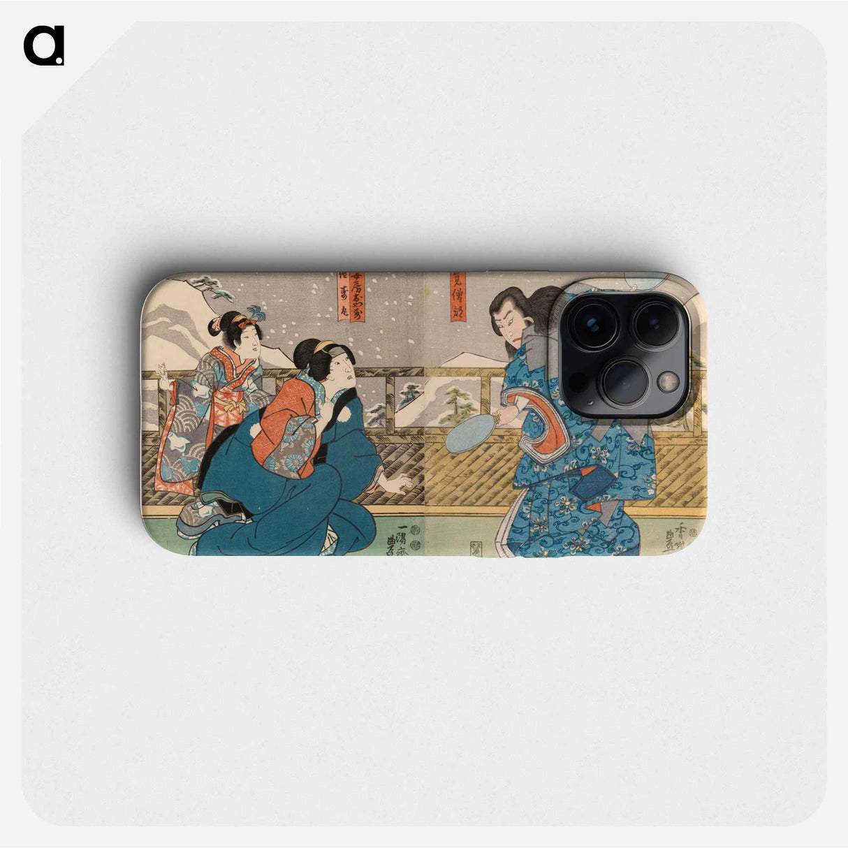 Actors Sawamura Sojuro and Onoe Baiko in the Play Hime Komatsu
 - 歌川 国貞 Phone Case.