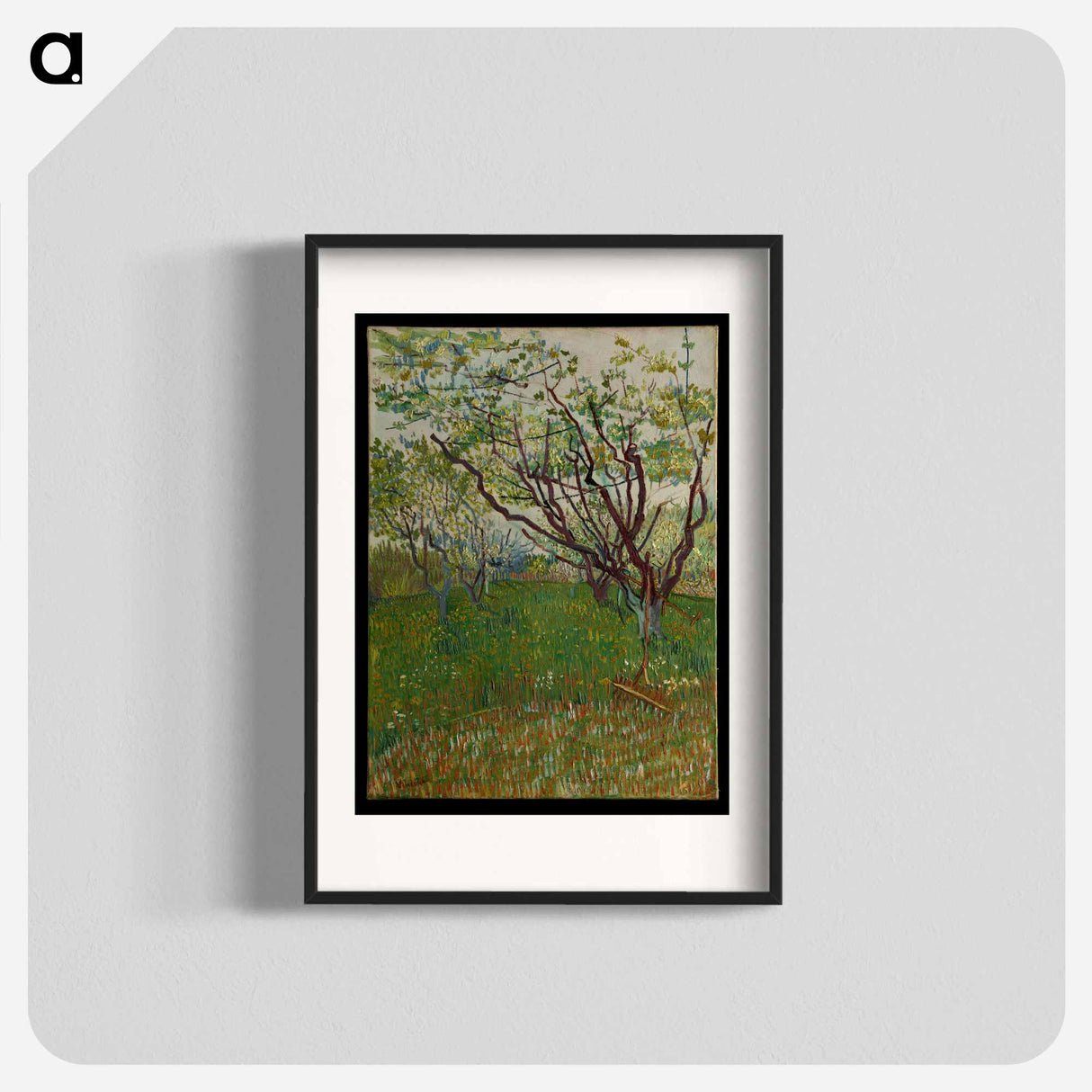 The Flowering Orchard - フィンセント ファン ゴッホ Poster.