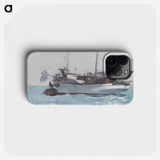 Taking on Wet Provisions (Schooner Marked Newport, KW) - Winslow Homer Phone Case.