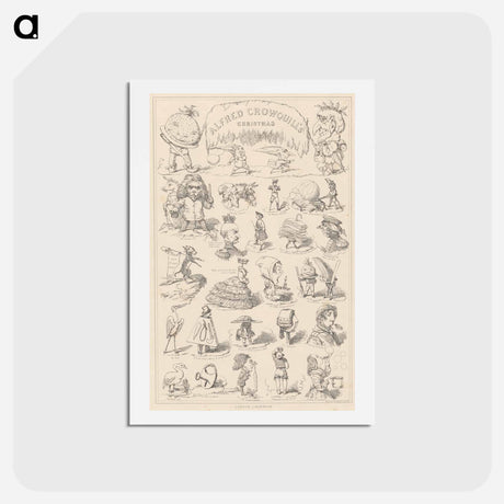 アートポストカード-Alfred Crowquill's Christmas
 - イェール大学アートギャラリー Postcard.