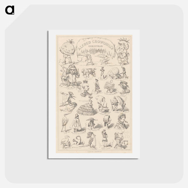 アートポストカード-Alfred Crowquill's Christmas
 - イェール大学アートギャラリー Postcard.