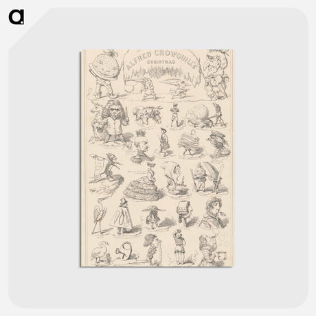 アートポストカード-Alfred Crowquill's Christmas
 - イェール大学アートギャラリー Postcard.