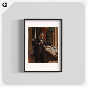 アートポスター-Portrait of Louis Pasteur, study - アルバート エーデルフェルト Poster.