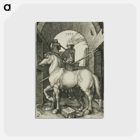 アートポストカード-The Small Horse - アルブレヒト デューラー Postcard.