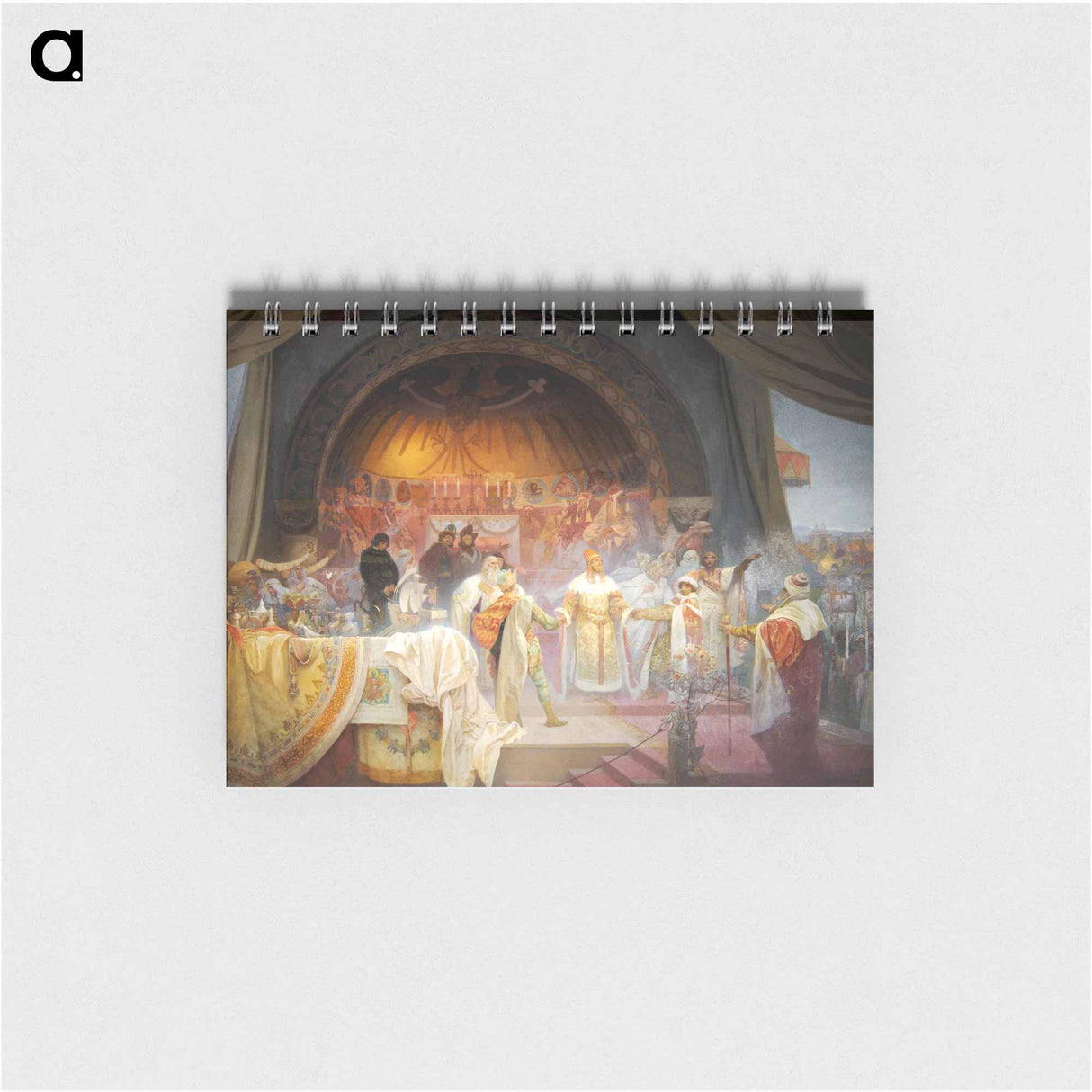Slav Epic of King Přemysl Otakar II of Bohemia - The Unification of the Slavonic Dynasty - アルフォンス ミュシャ Memo.