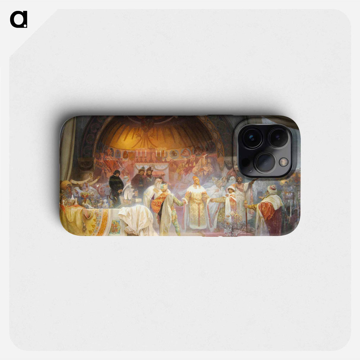 Slav Epic of King Přemysl Otakar II of Bohemia - The Unification of the Slavonic Dynasty - Alphonse Mucha Phone Case.