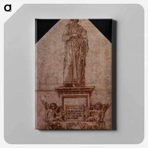 アートパネル-Project for a monument to Virgil - アンドレア マンテーニャ Canvas.