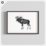 アートポスター-Scandinavian Elk
 - 大英図書館 Poster.