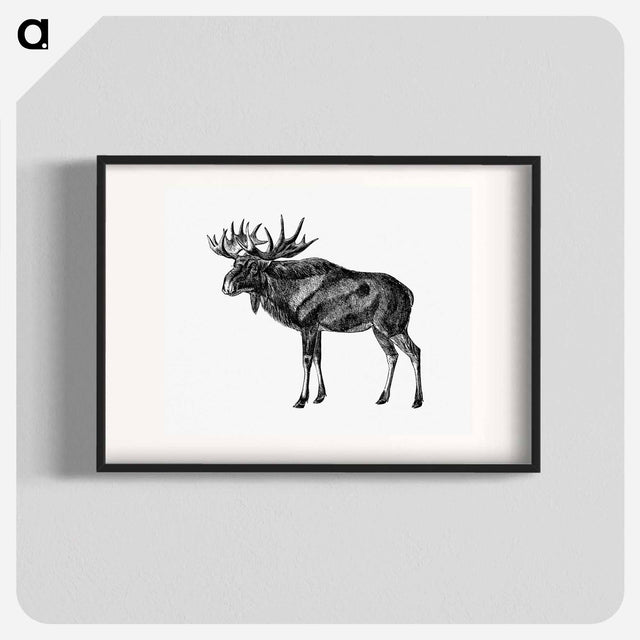 アートポスター-Scandinavian Elk
 - 大英図書館 Poster.