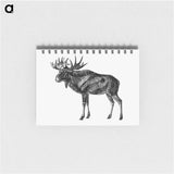アートメモ帳-Scandinavian Elk
 - 大英図書館 Memo.