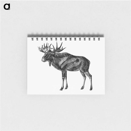 アートメモ帳-Scandinavian Elk
 - 大英図書館 Memo.