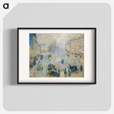 Boulevard Rochechouart - Camille Pissarro Poster.