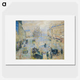 Boulevard Rochechouart - Camille Pissarro Poster.