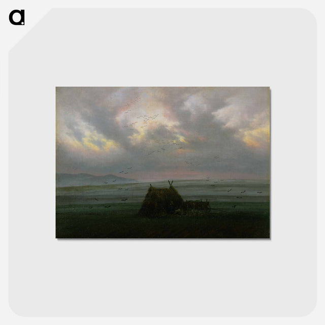 アートポストカード-Fog - カスパー ダーヴィト フリードリヒ Postcard.