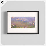 Claude Monet's Water Lilies - クロード モネ Poster.