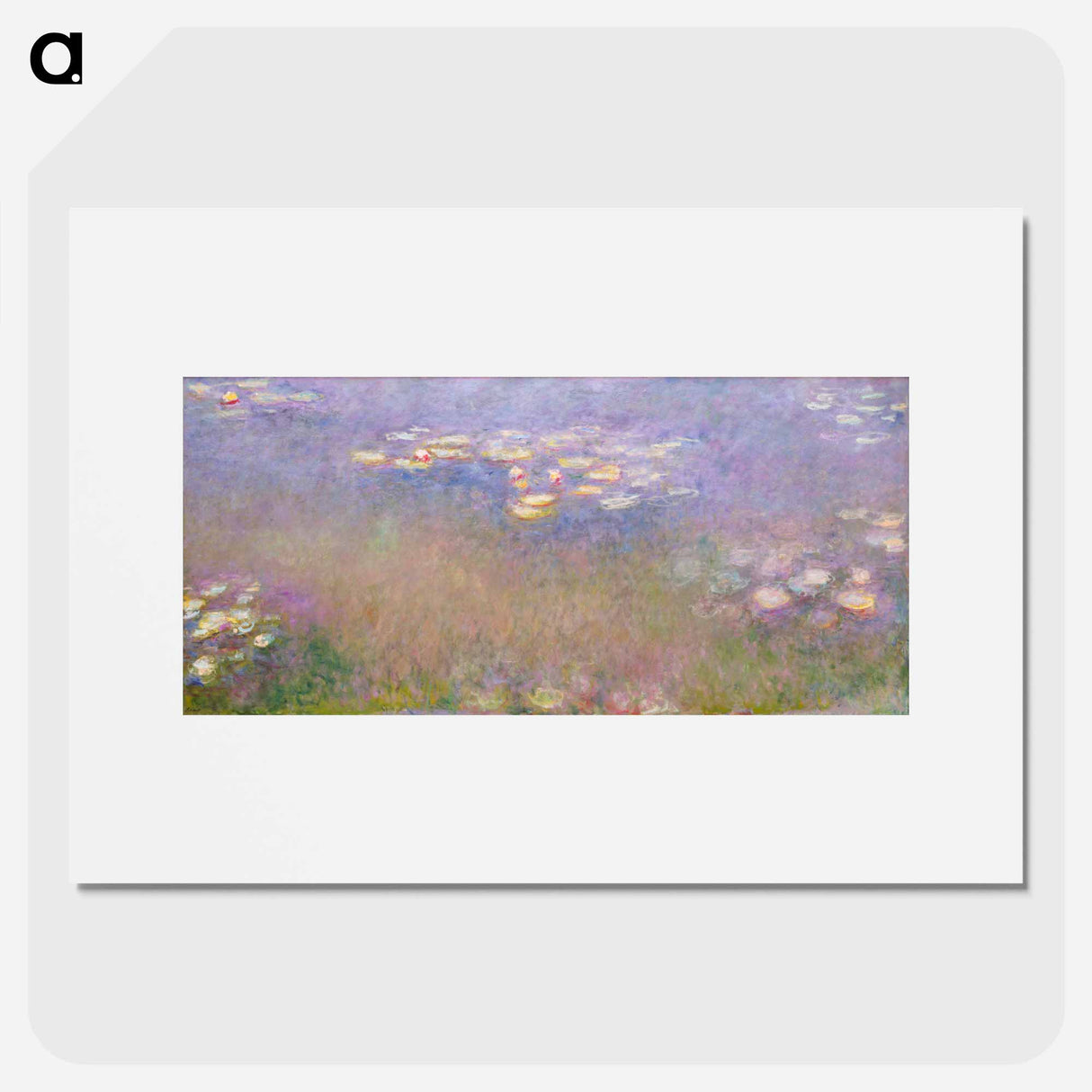 Claude Monet's Water Lilies - クロード モネ Poster.