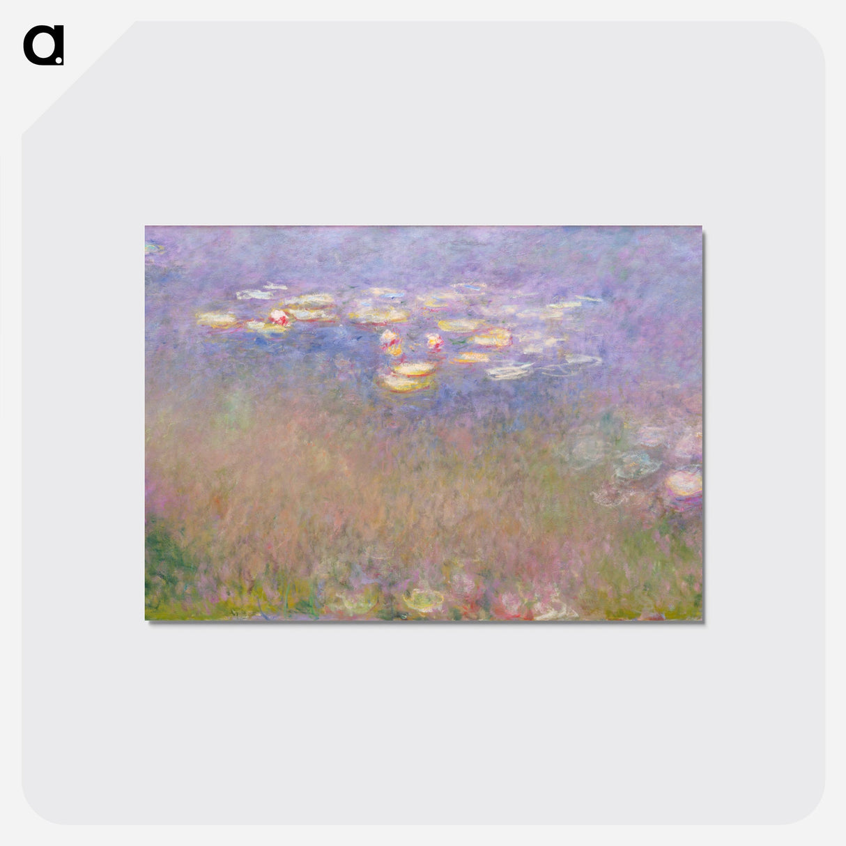 Claude Monet's Water Lilies - クロード モネ Postcard.