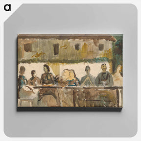 アートパネル-Feast in front of the house
 - シプリアン マジェルニク Canvas.
