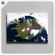 アートパネル-Iceland from Space
 - 上空からの地球 Canvas.