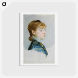 アートポストカード-Valtesse de la Bigne - エドゥアール マネ Postcard.
