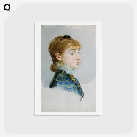 アートポストカード-Valtesse de la Bigne - エドゥアール マネ Postcard.
